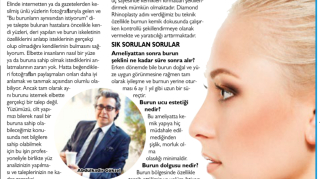 Burun estetiği artık kolay ve acısız