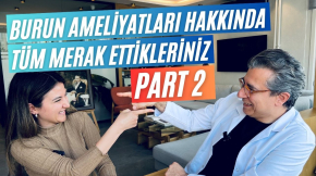 Dr. Göksel, burun ameliyatları hakkında sıkça sorulan soruları yanıtladığı 'Burun Ameliyatları Hakkında Tüm Merak Ettiklerinizi Cevapladım! - Part 2' videosu